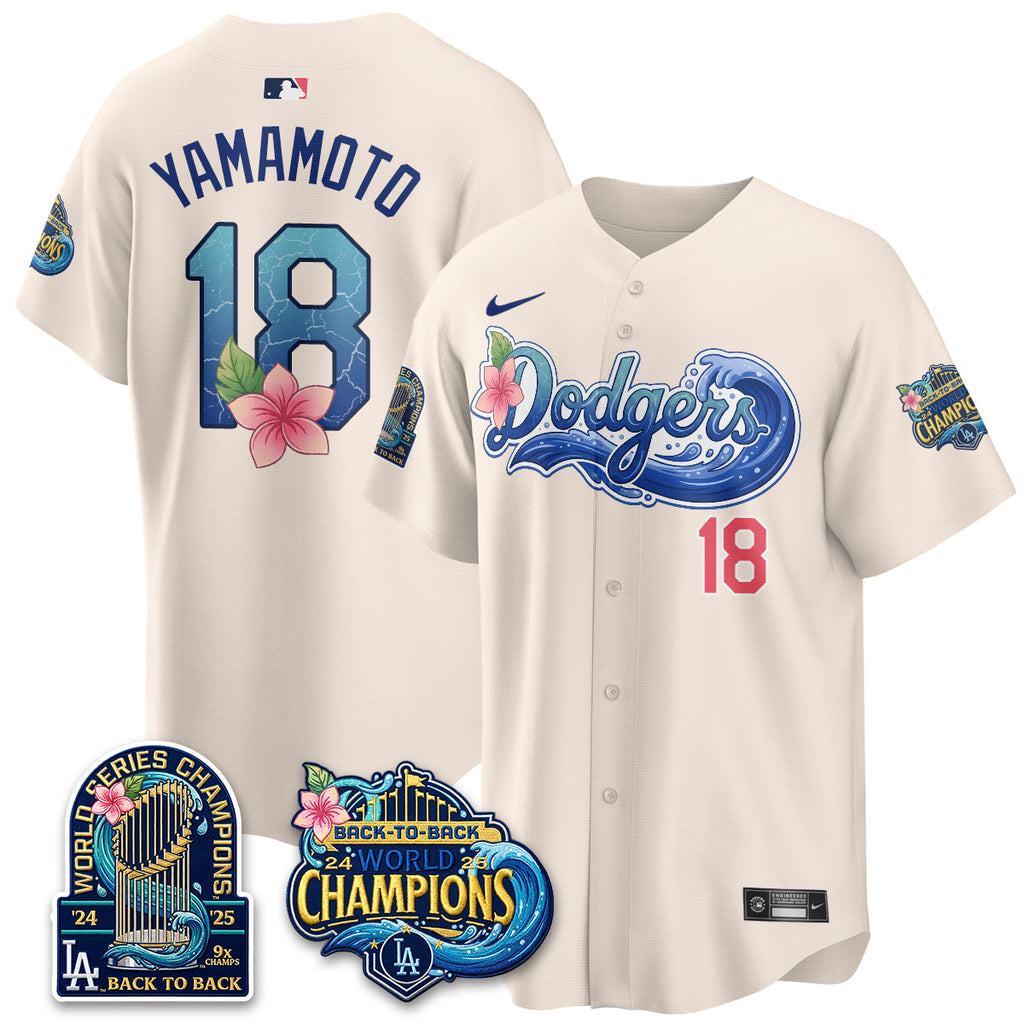 LAD Coastal Vapor Hawaiian Jersey - Stitched