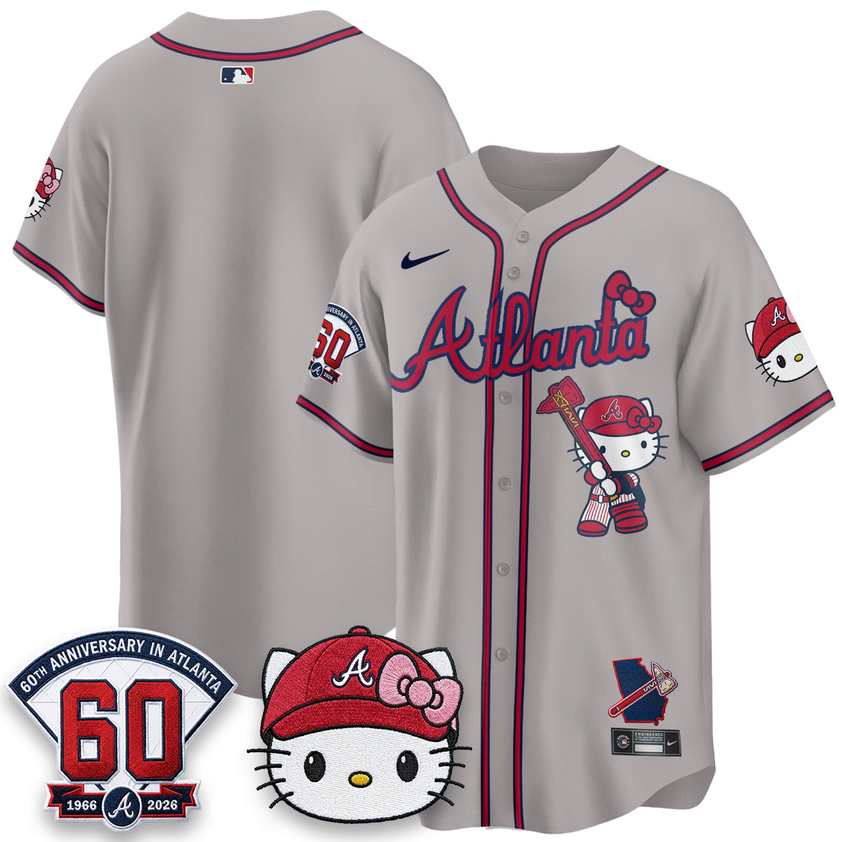 ATL x Meow KT 2026 Limited City Connect Jersey - Stitched