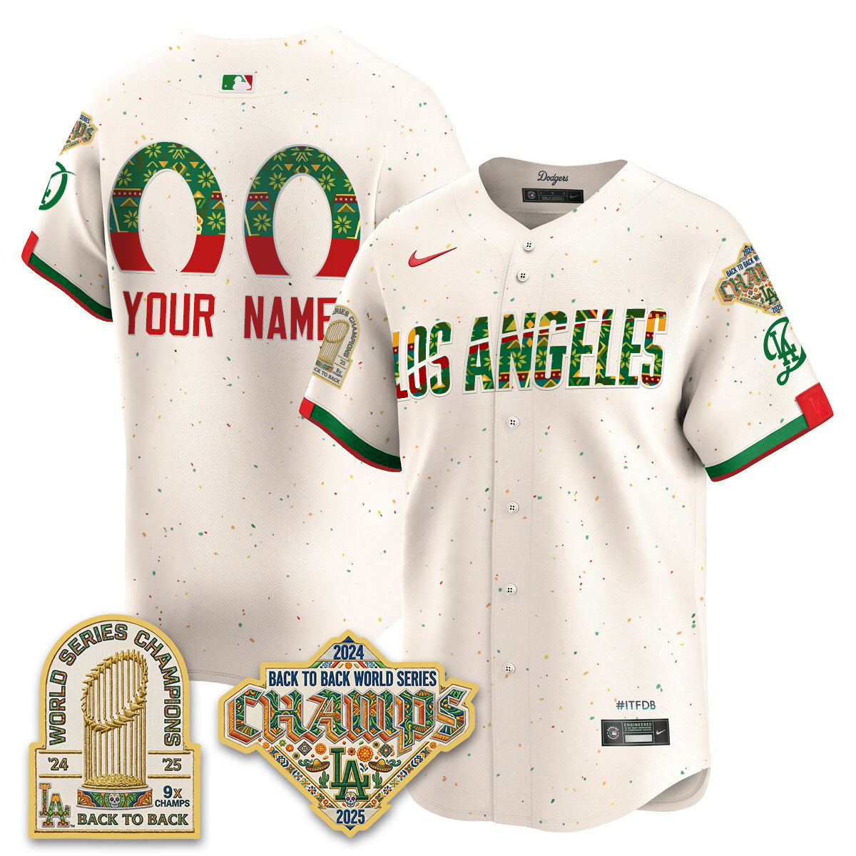 LAD x Mexican Heritage 2026 Limited Vapor Custom Jersey - Stitched