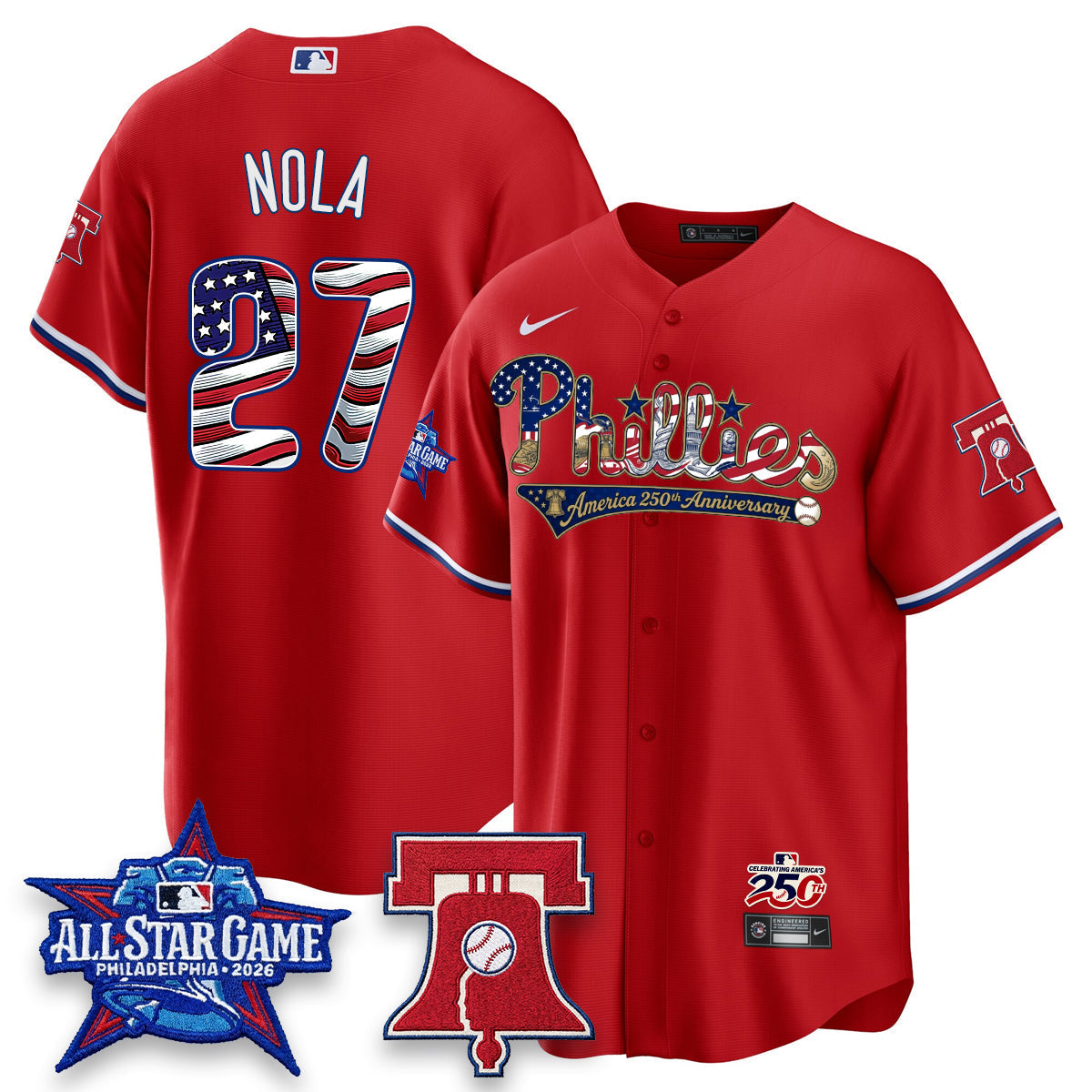 PHI 2026 Independence Day USA Vapor Limited Jersey - Stitched (Tiktok)