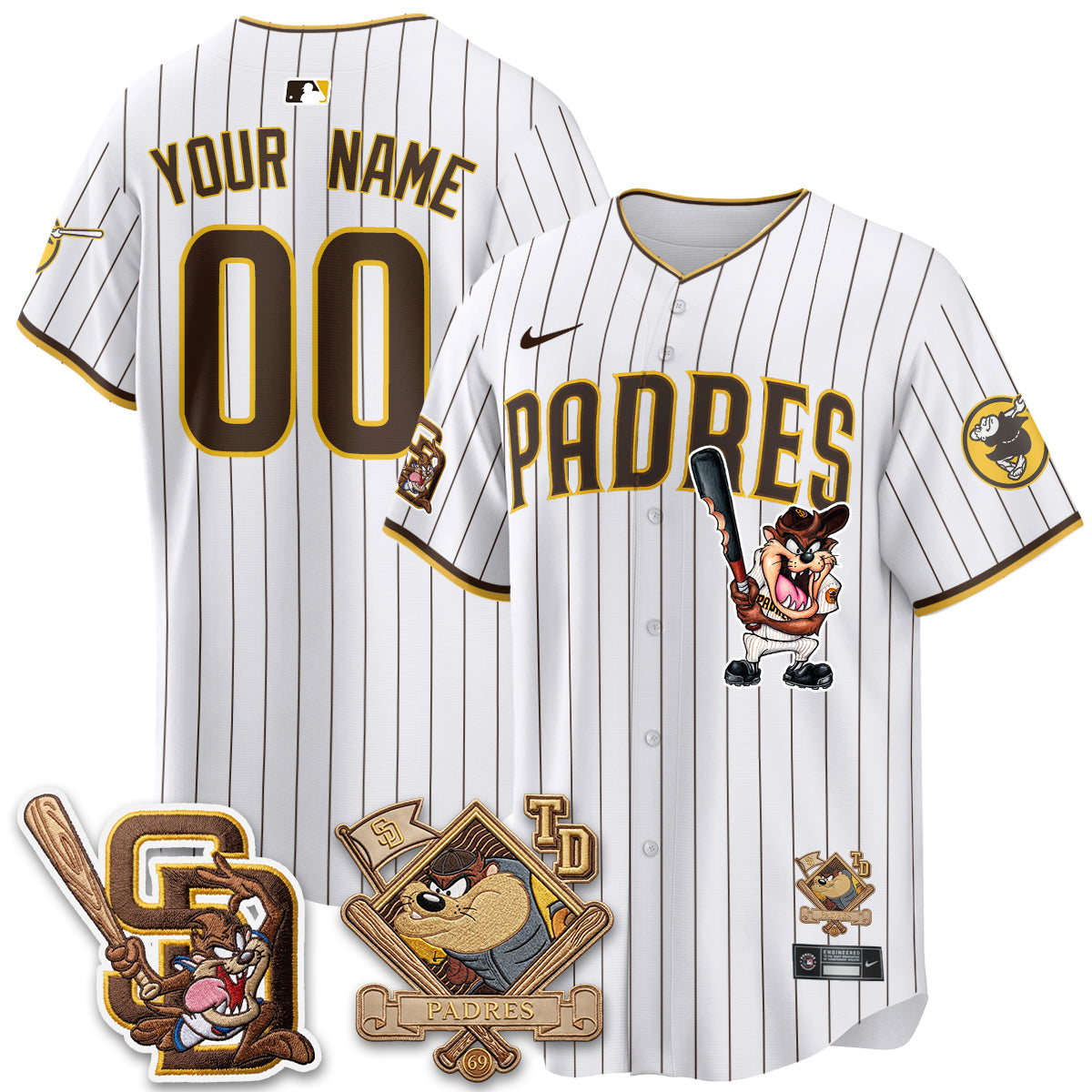 SD x Cat 2026 Vapor Limited Custom Jersey - Stitched
