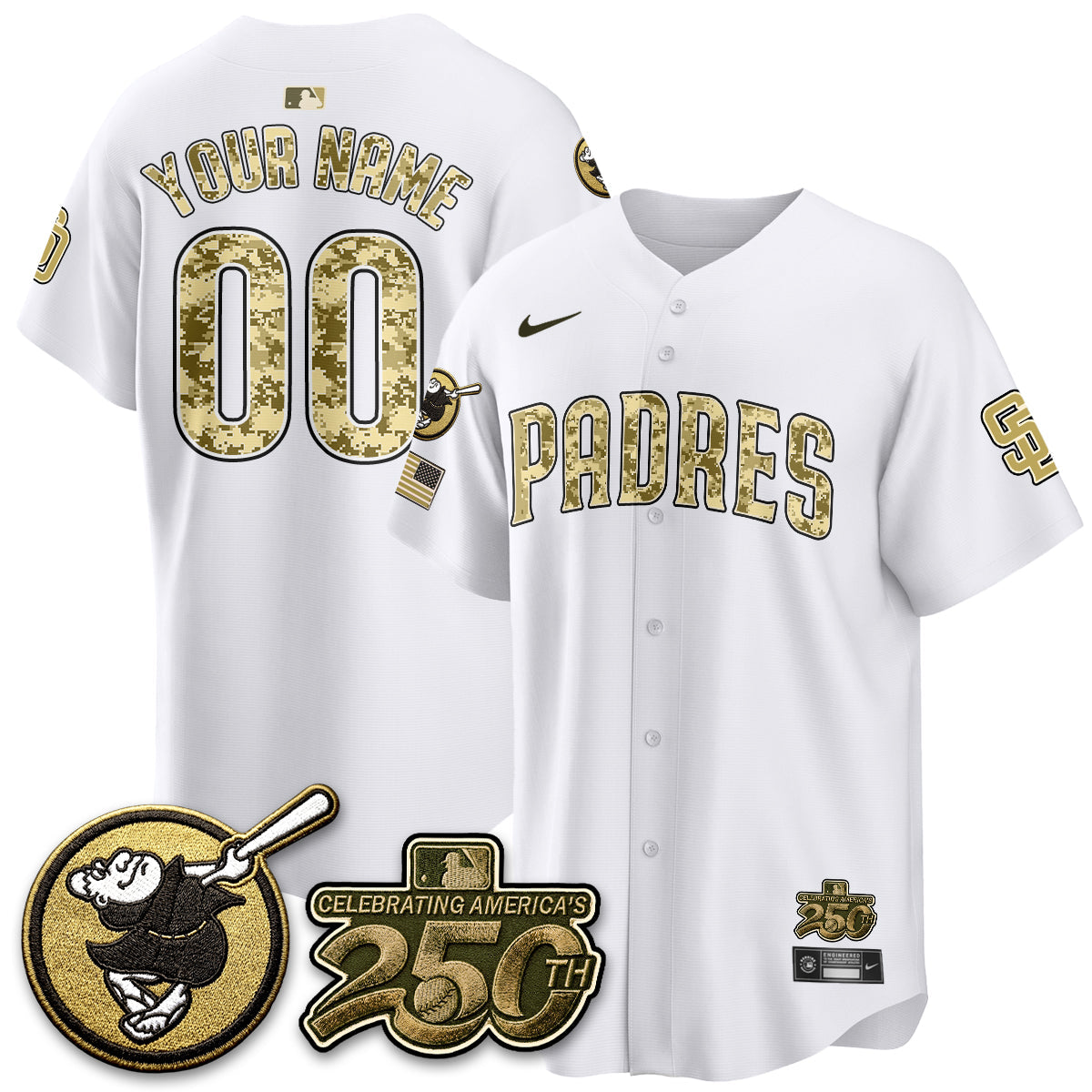 SD 2026 Armed Forces Day Custom Jersey - Stitched V2