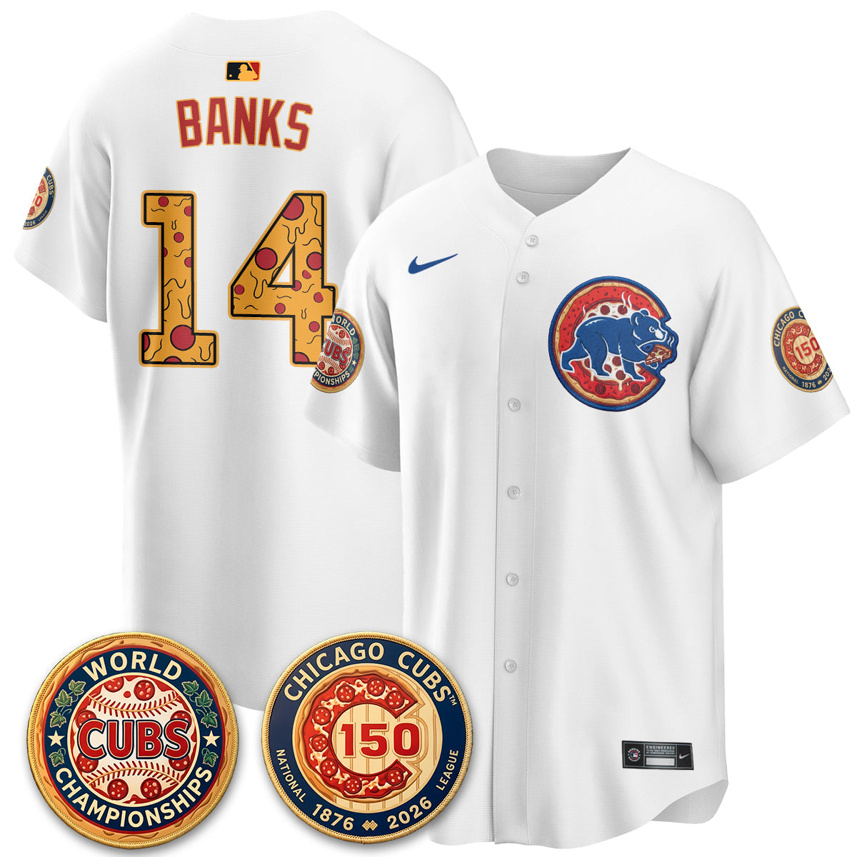 CHC Deep Dish Pizza Vapor Limited Jersey - Stitched