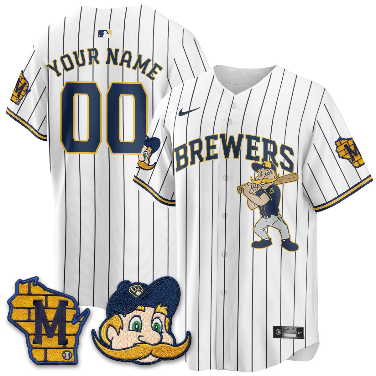 MIL Bernie Edition Vapor Custom Jersey - Stitched