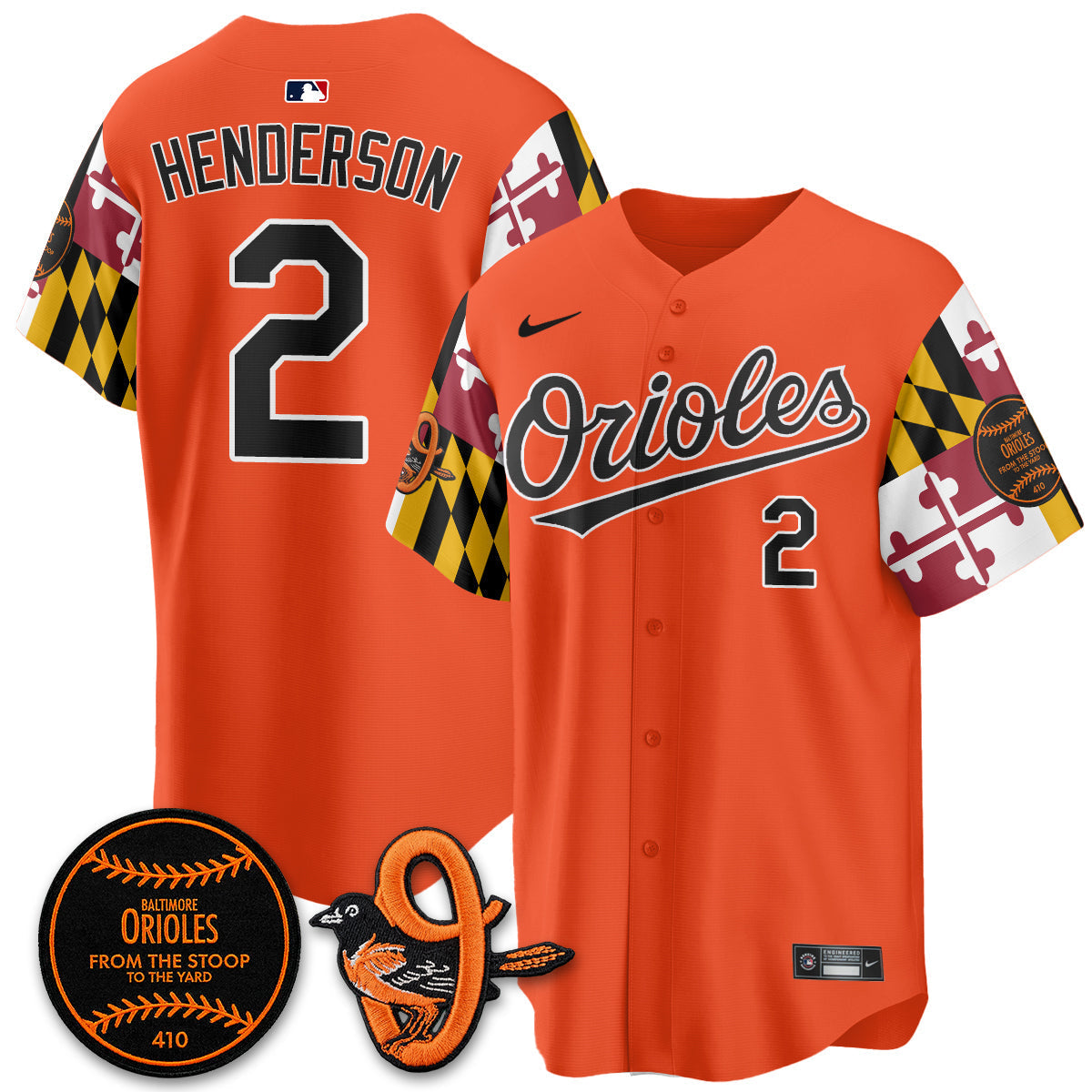 BAL 2026 x Maryland State Flag Vapor Jersey - Stitched V2