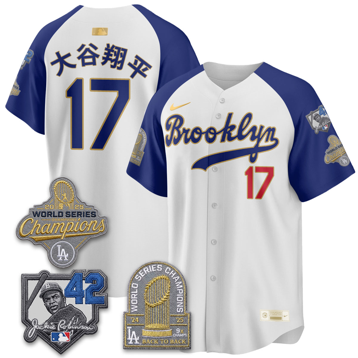 LAD 2026 Brooklyn Jackie Robinson Limited Jersey - Stitched