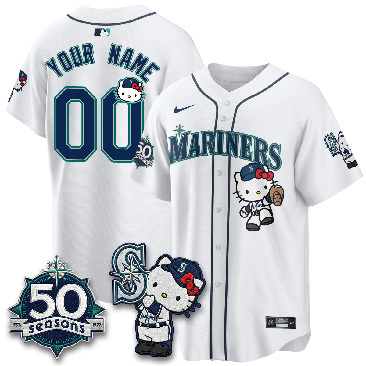 SEA x Meow KT Night Limited Custom Jersey - Stitched V2