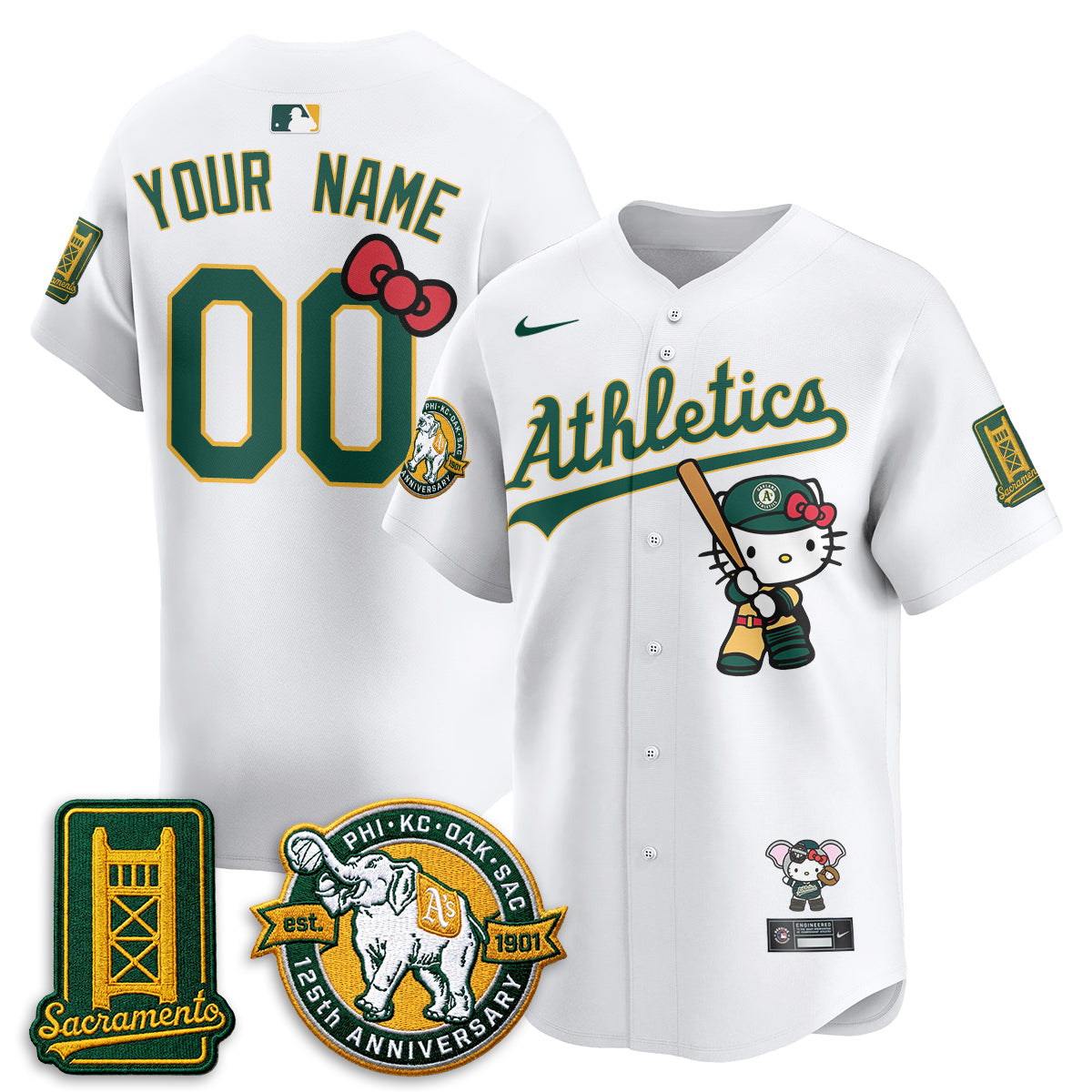 OAK x Meow KT 2026 Vapor Limited Custom Jersey - Stitched