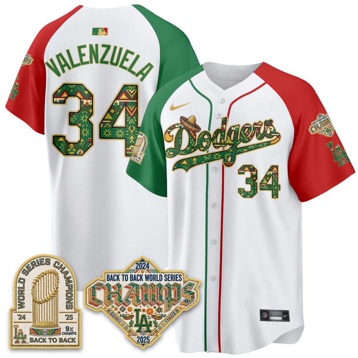 LAD x Mexican Heritage 2026 Limited Vapor Jersey - Stitched