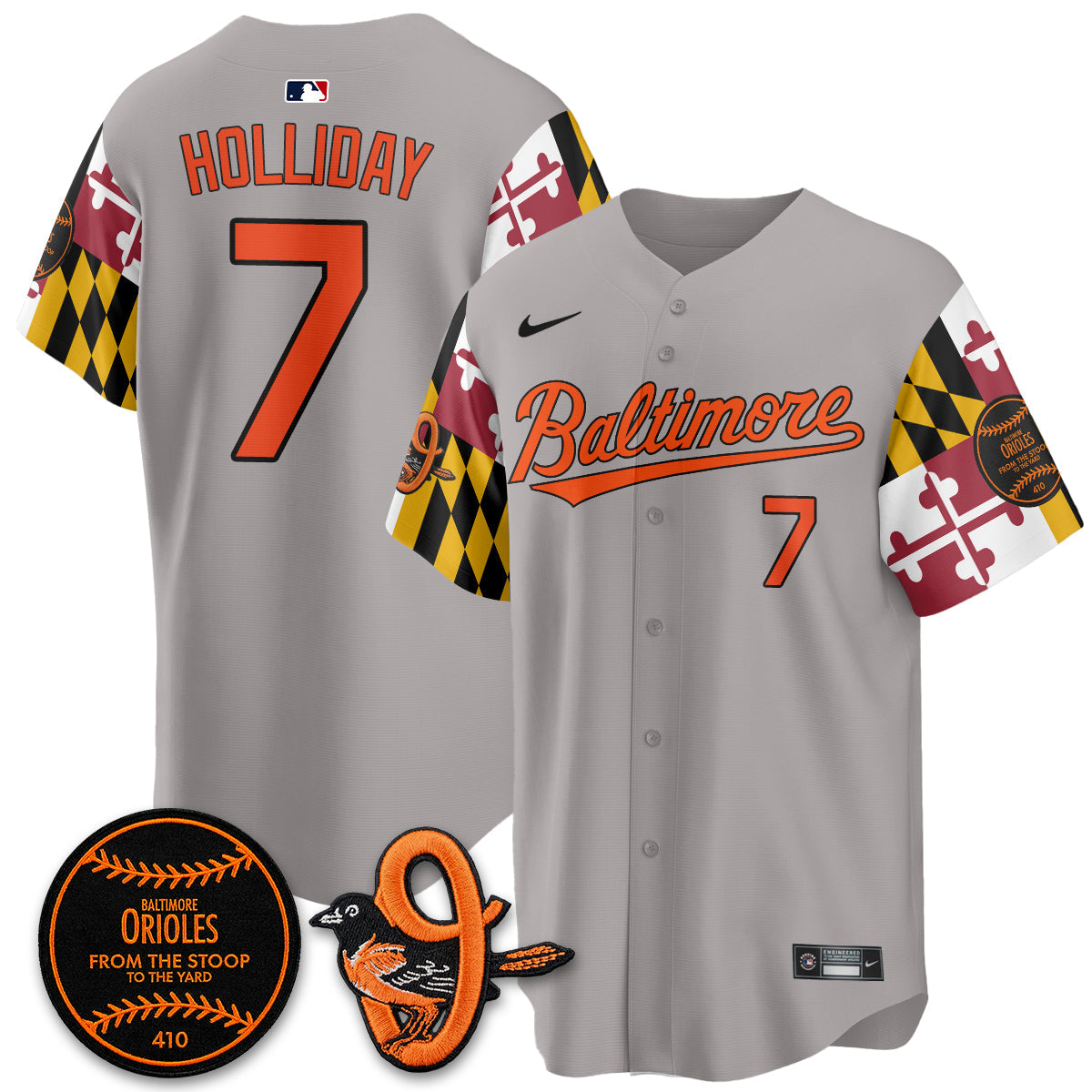 BAL 2026 x Maryland State Flag Vapor Jersey - Stitched V2