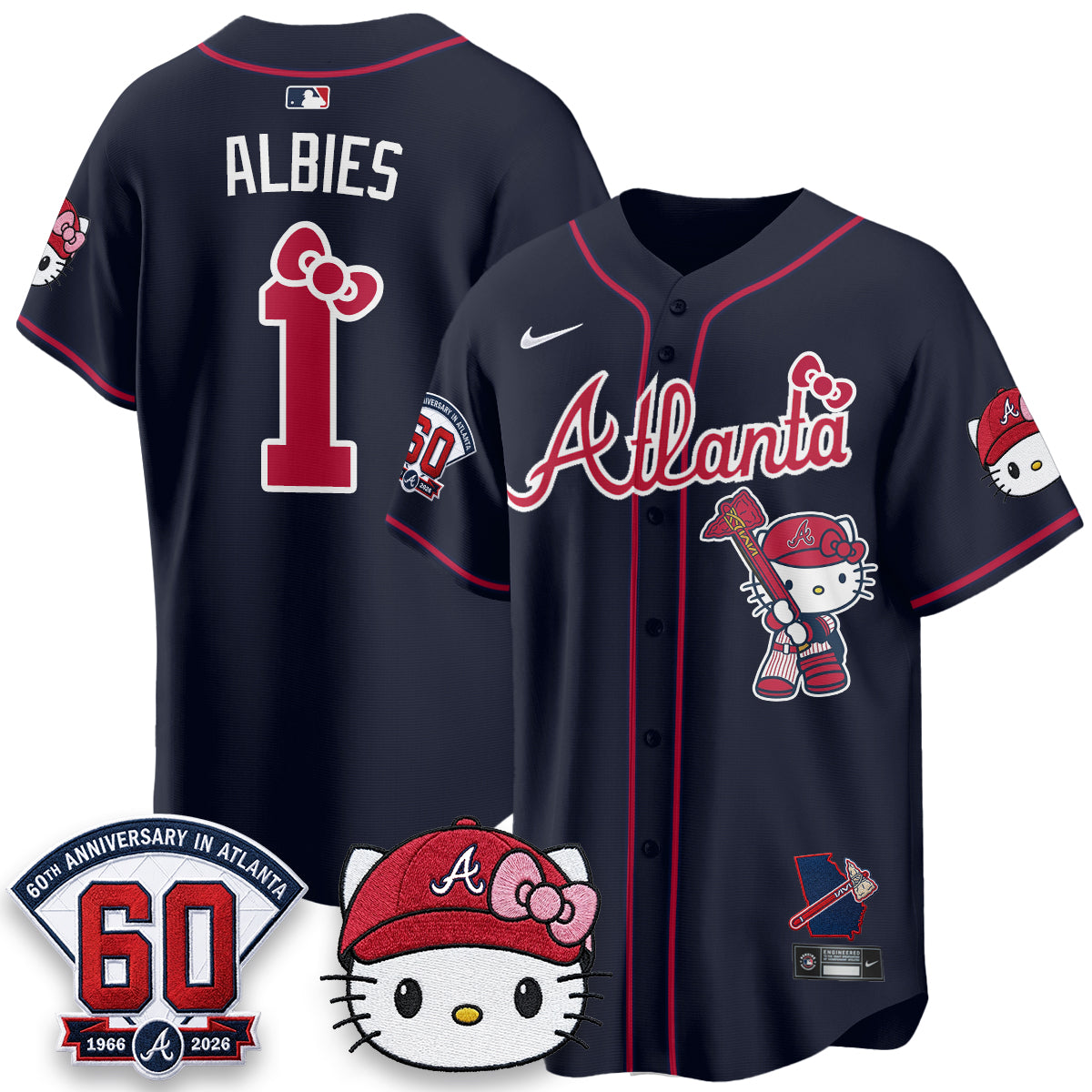 ATL x Meow KT 2026 Limited City Connect Jersey - Stitched