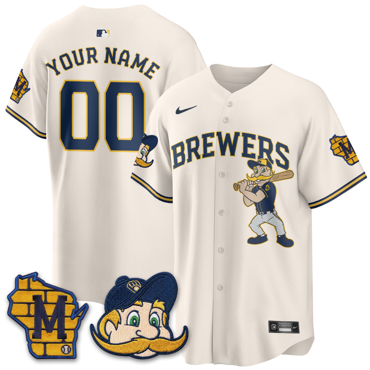 MIL Bernie Edition Vapor Custom Jersey - Stitched