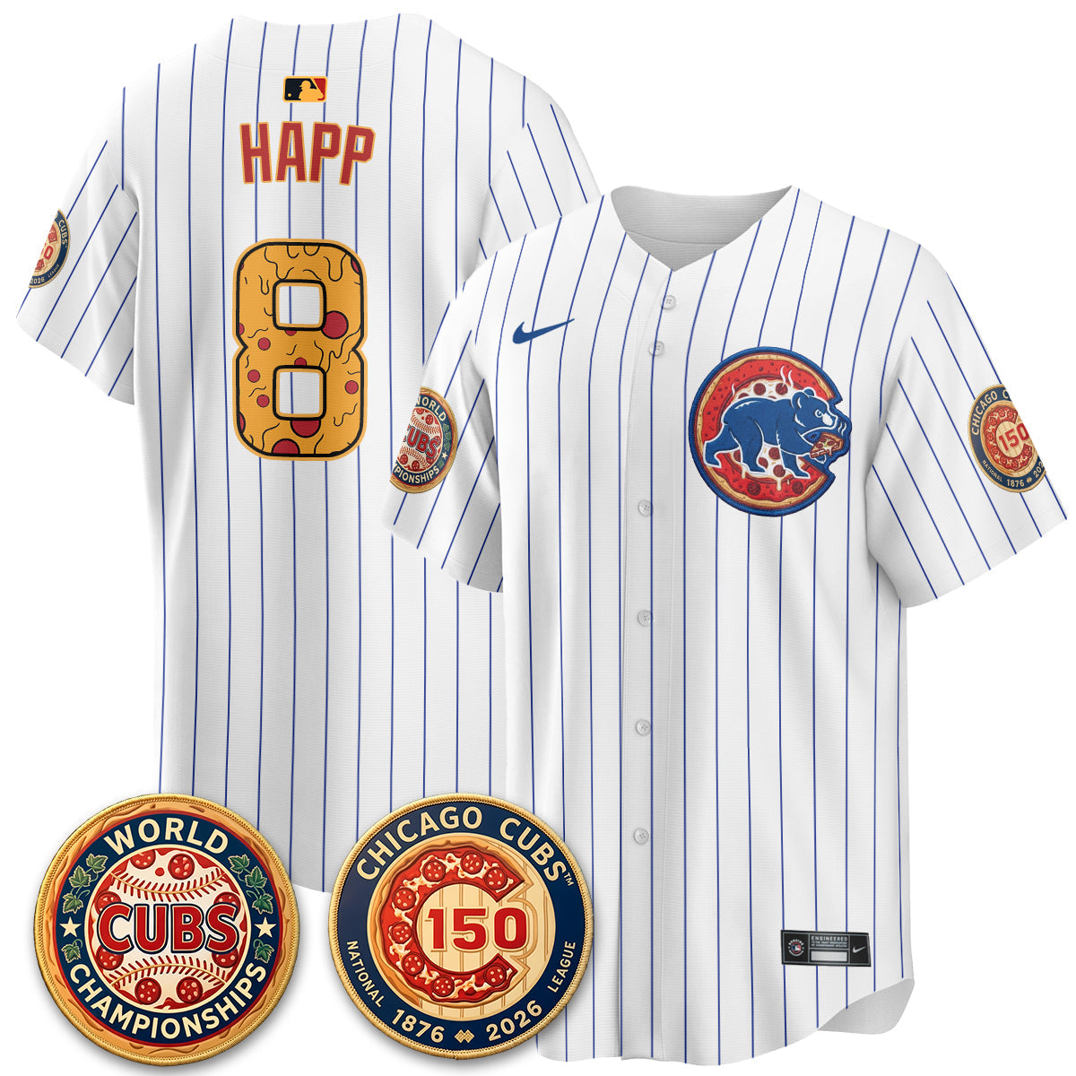 CHC Deep Dish Pizza Vapor Limited Jersey - Stitched