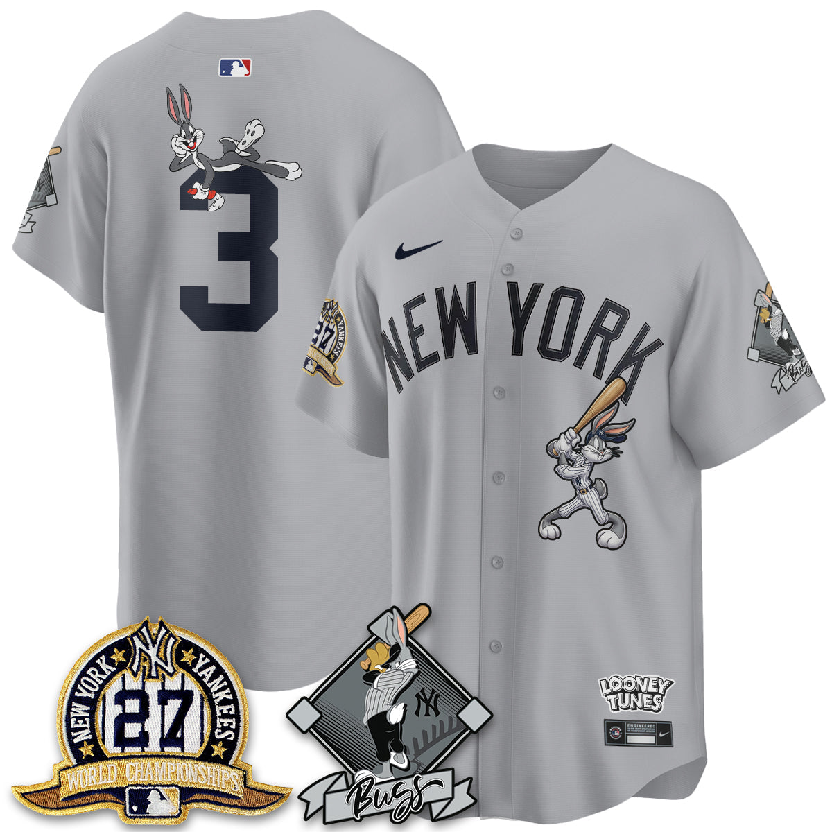 NYY Bunny Vapor Limited Jersey V2- Stitched
