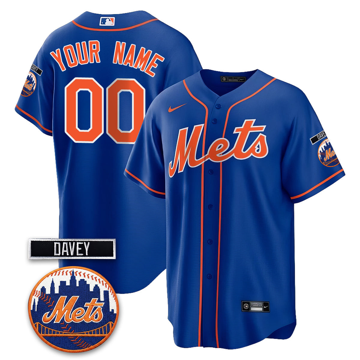 NYM 2026 Davey Johnson Memorial Vapor Custom Limited Jersey - Stitched