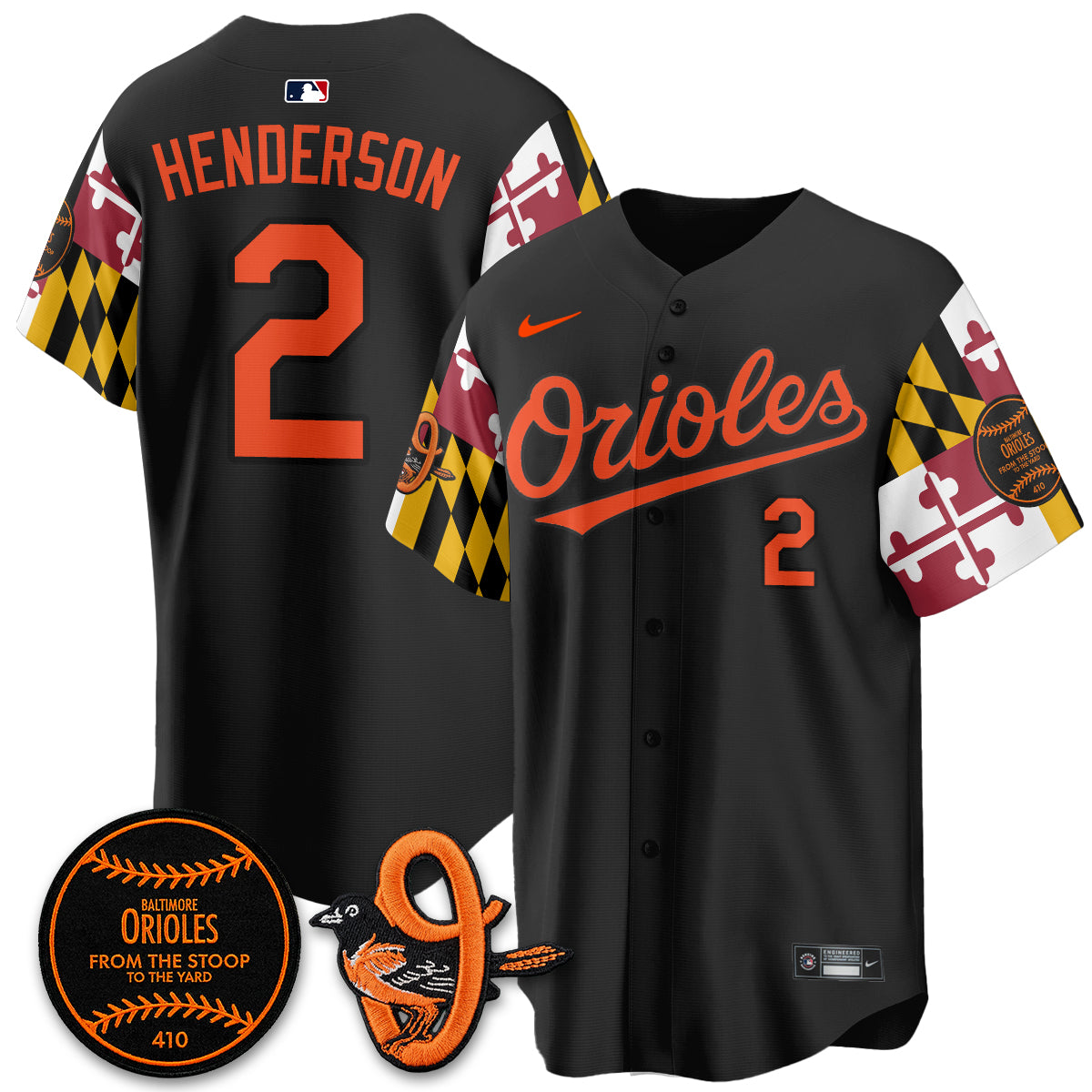 BAL 2026 x Maryland State Flag Vapor Jersey - Stitched V2
