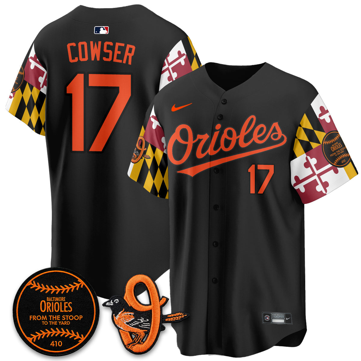 BAL 2026 x Maryland State Flag Vapor Jersey - Stitched V2