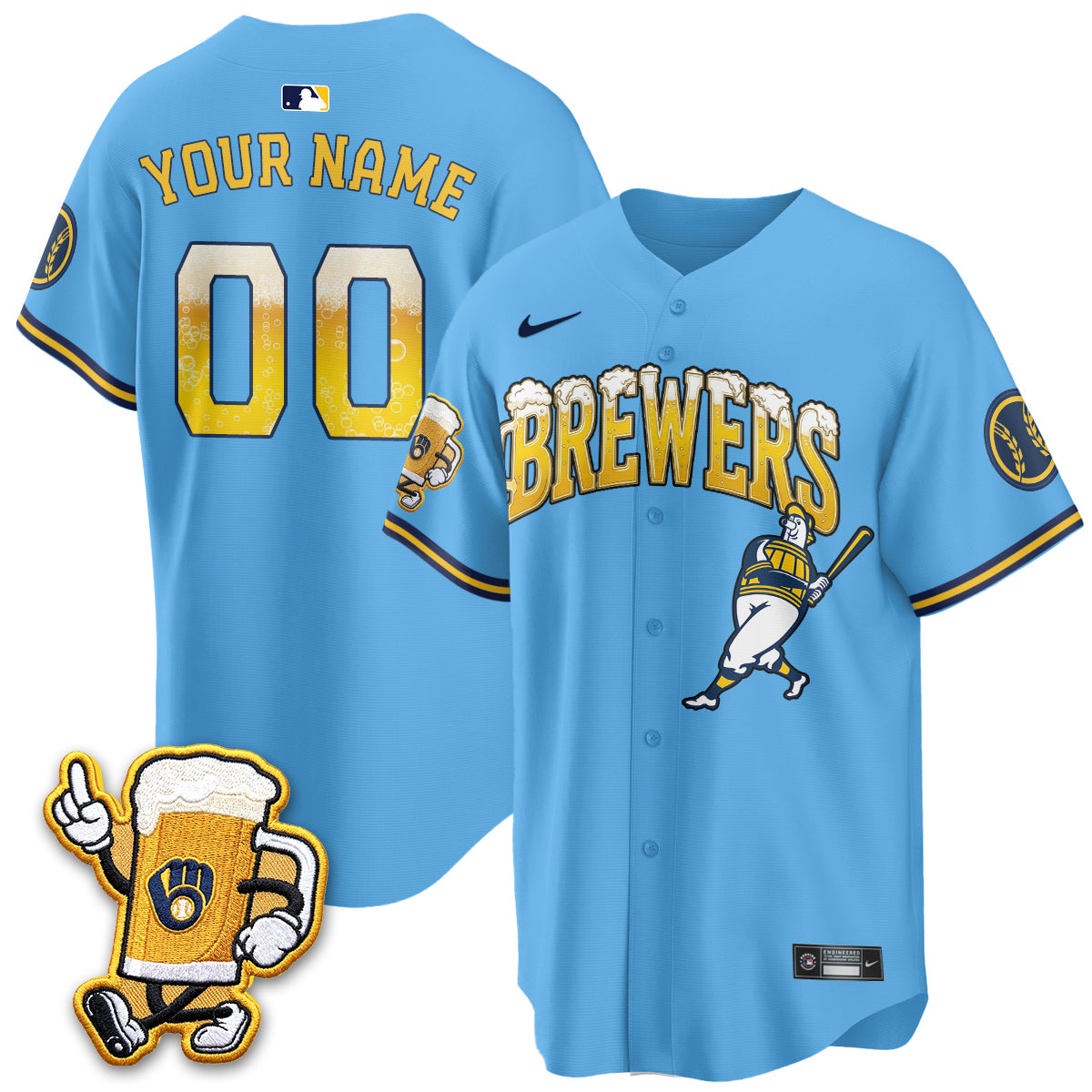 MIL "Pitcher & Pint" Edition Vapor Custom Jersey V2 - Stitched