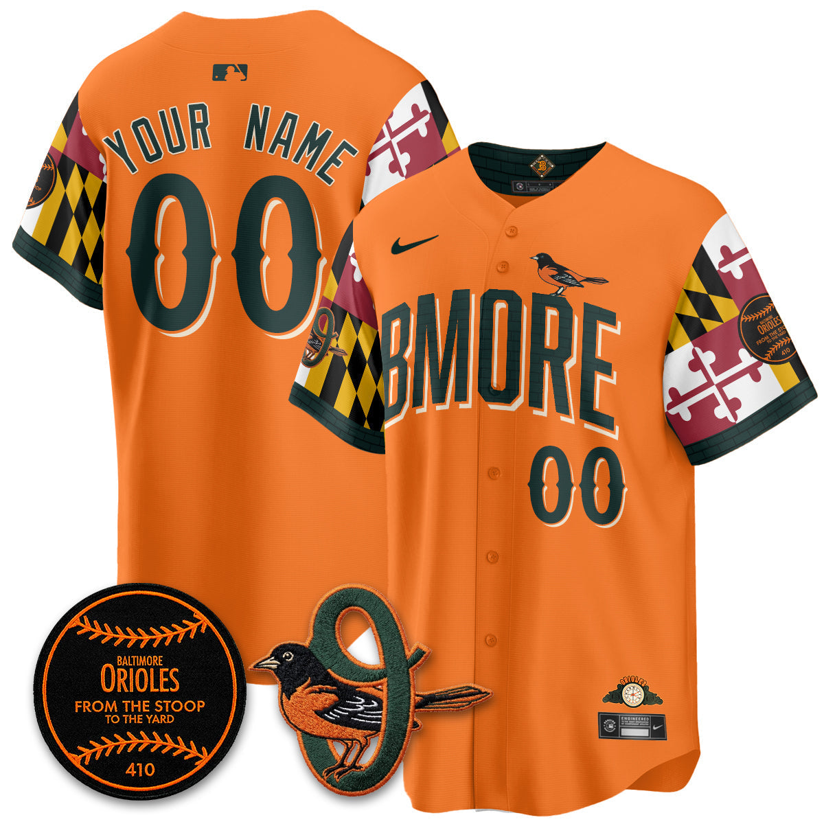 BAL x Maryland State Flag 2026 Vapor Custom Jersey - Stitched