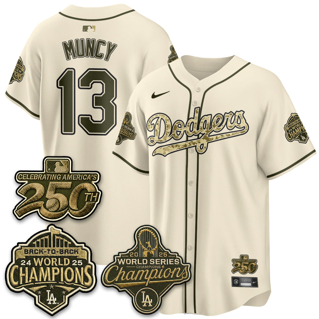 LAD Military Appreciation Game Day Jersey -Stitched