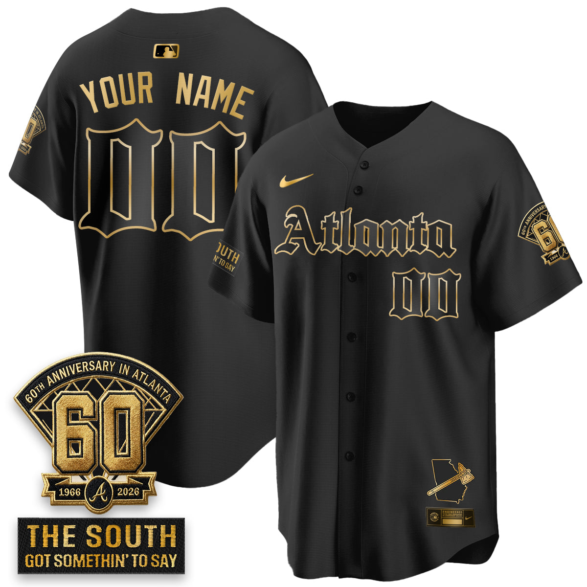ATL 2026 Gothic Edition Vapor Limited Custom Jersey - Stitched V2