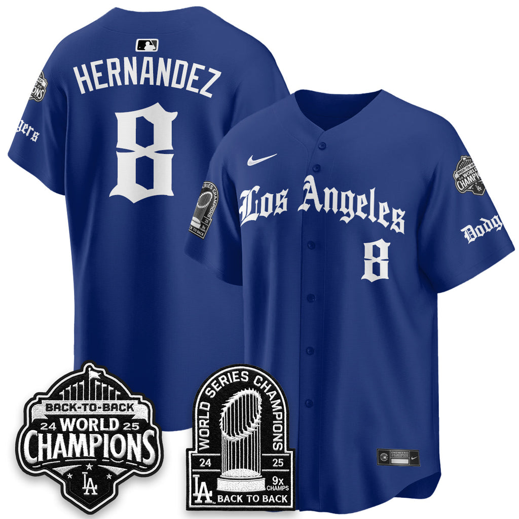 LAD WS Champions Back 2 Back Patch Vapor Premier Limited Gothic Gold Edition Jersey - Stitched