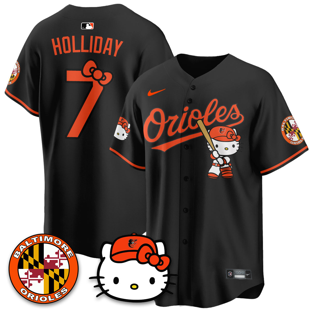 BAL x Meow Kitty Limited City Connect Jersey - Stitched