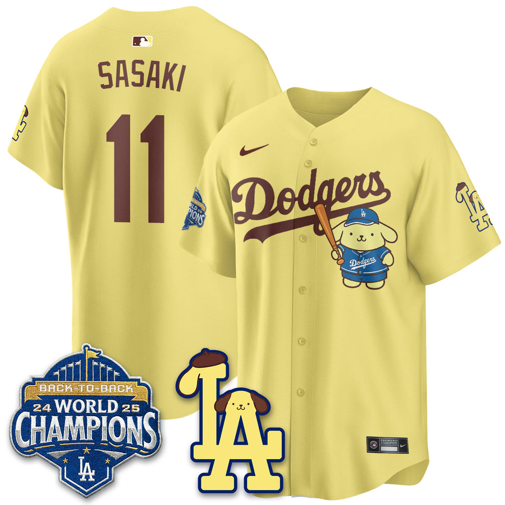 LAD Pompompurin Edition Vapor Jersey - Stitched