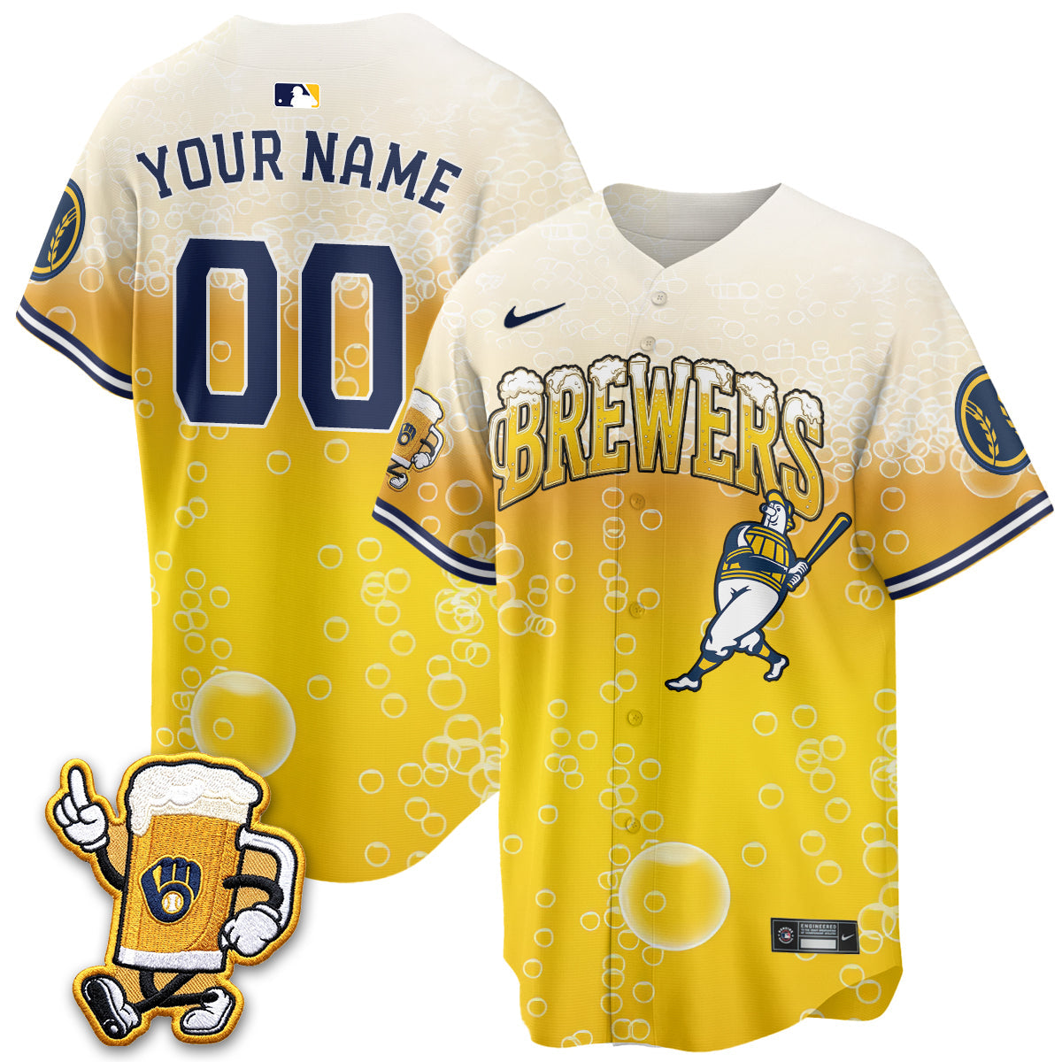 MIL "Pitcher & Pint" Edition Vapor Custom Jersey V2 - Stitched