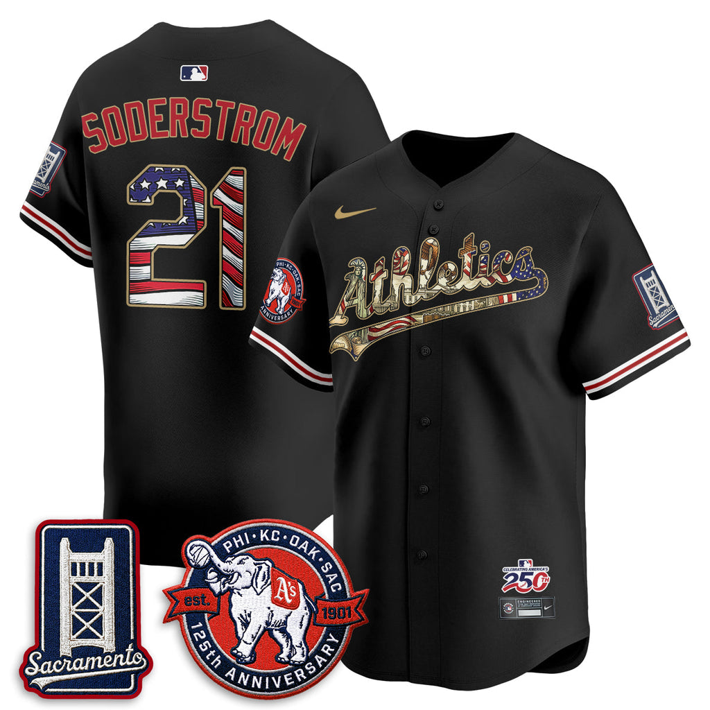 OAK  2026 Independence Day USA Vapor Jersey - Stitched