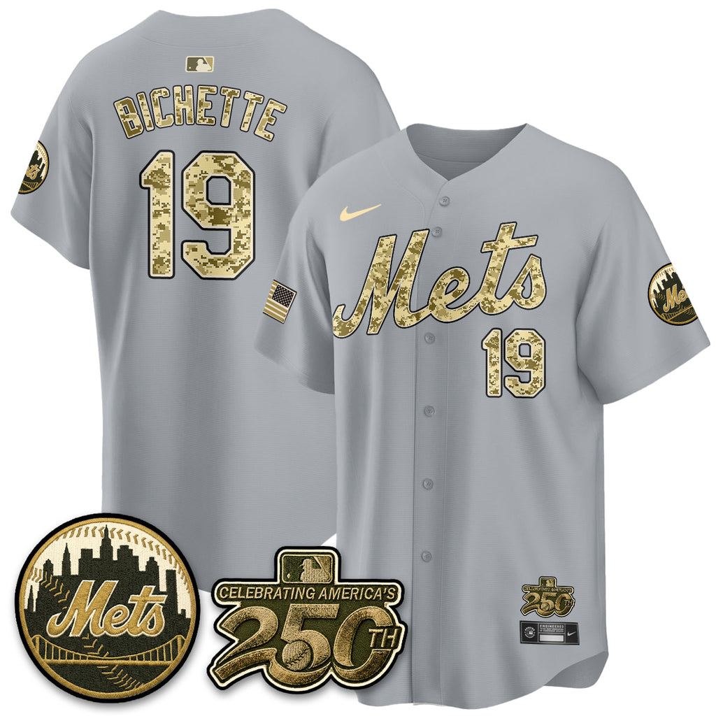 NYM Armed Forces Day Vapor Premier Limited Jersey - Stitched V2