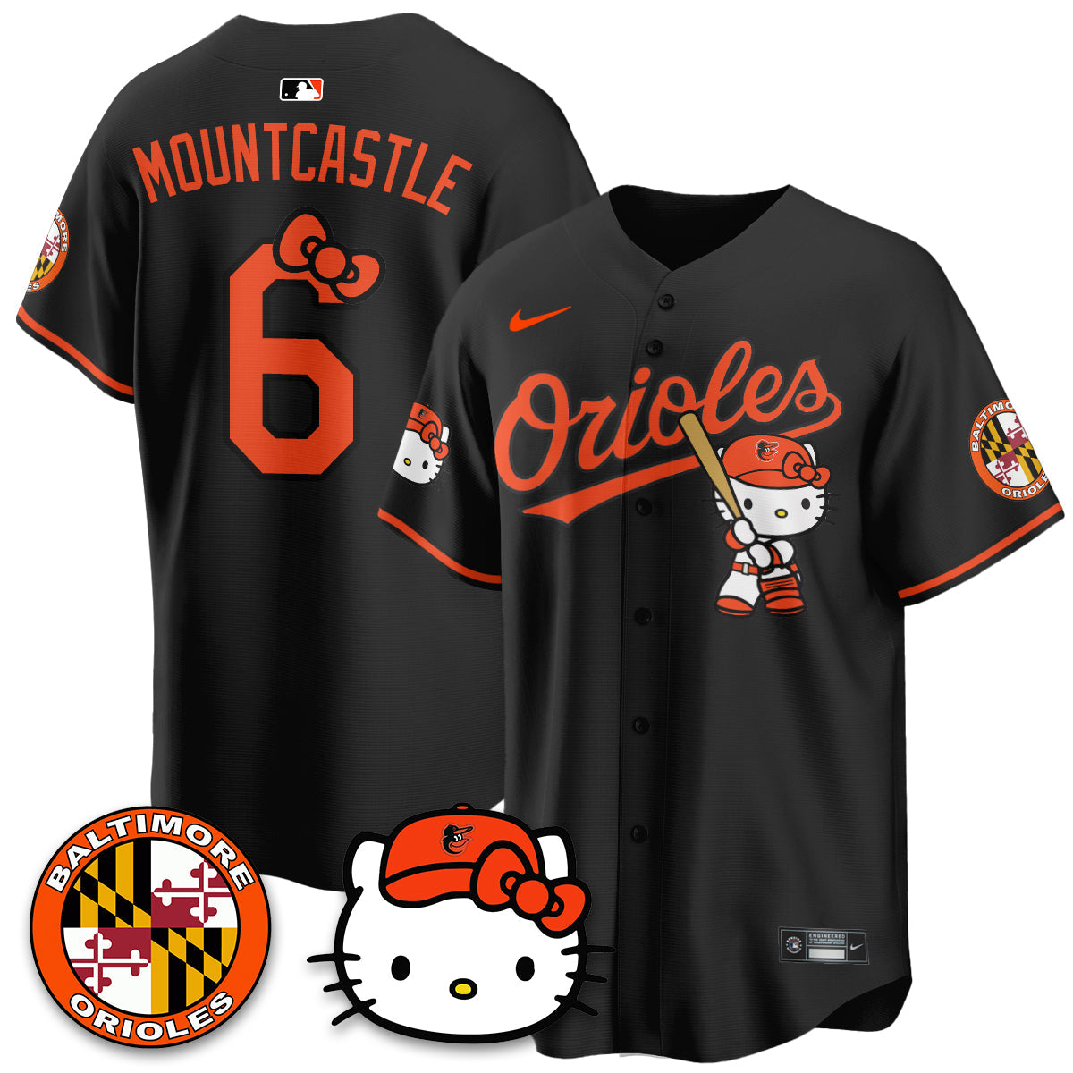 BAL x Meow Kitty Limited City Connect Jersey - Stitched