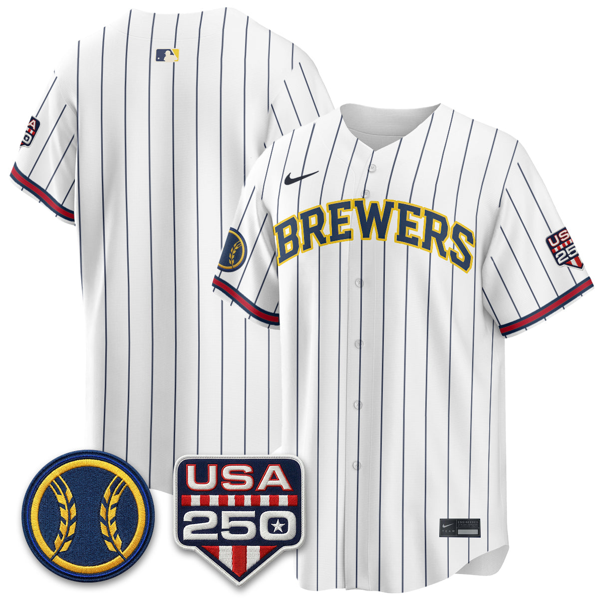 MIL Fourth of July Vapor Limited Jersey - Stitched