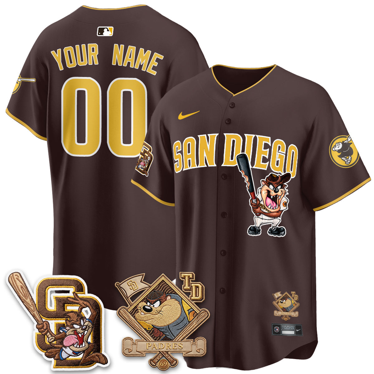 SD x Cat 2026 Vapor Limited Custom Jersey - Stitched