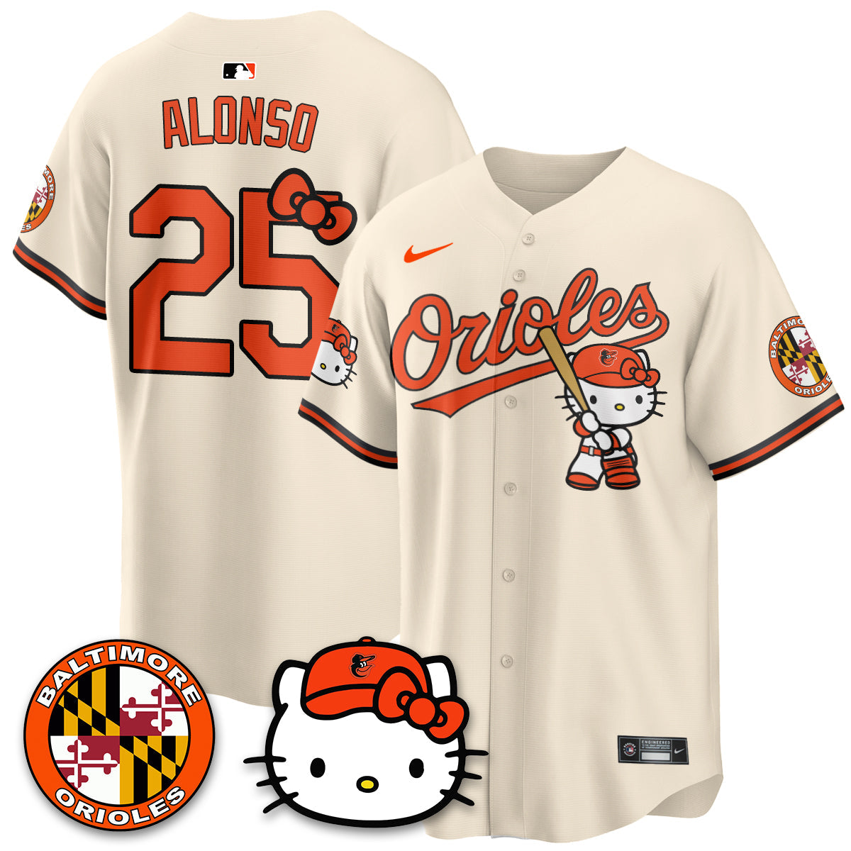 BAL x Meow Kitty Limited City Connect Jersey - Stitched