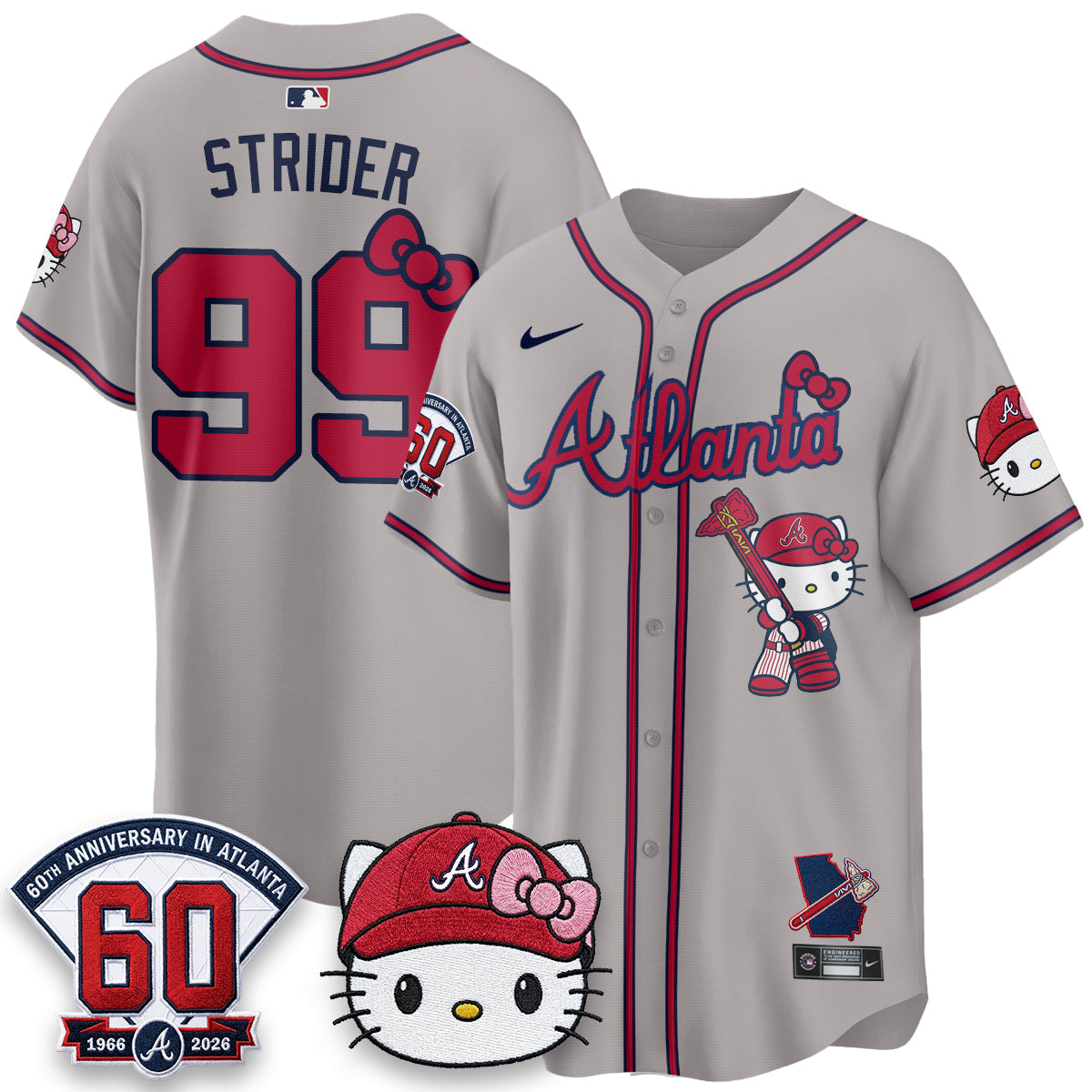 ATL x Meow KT 2026 Limited City Connect Jersey - Stitched