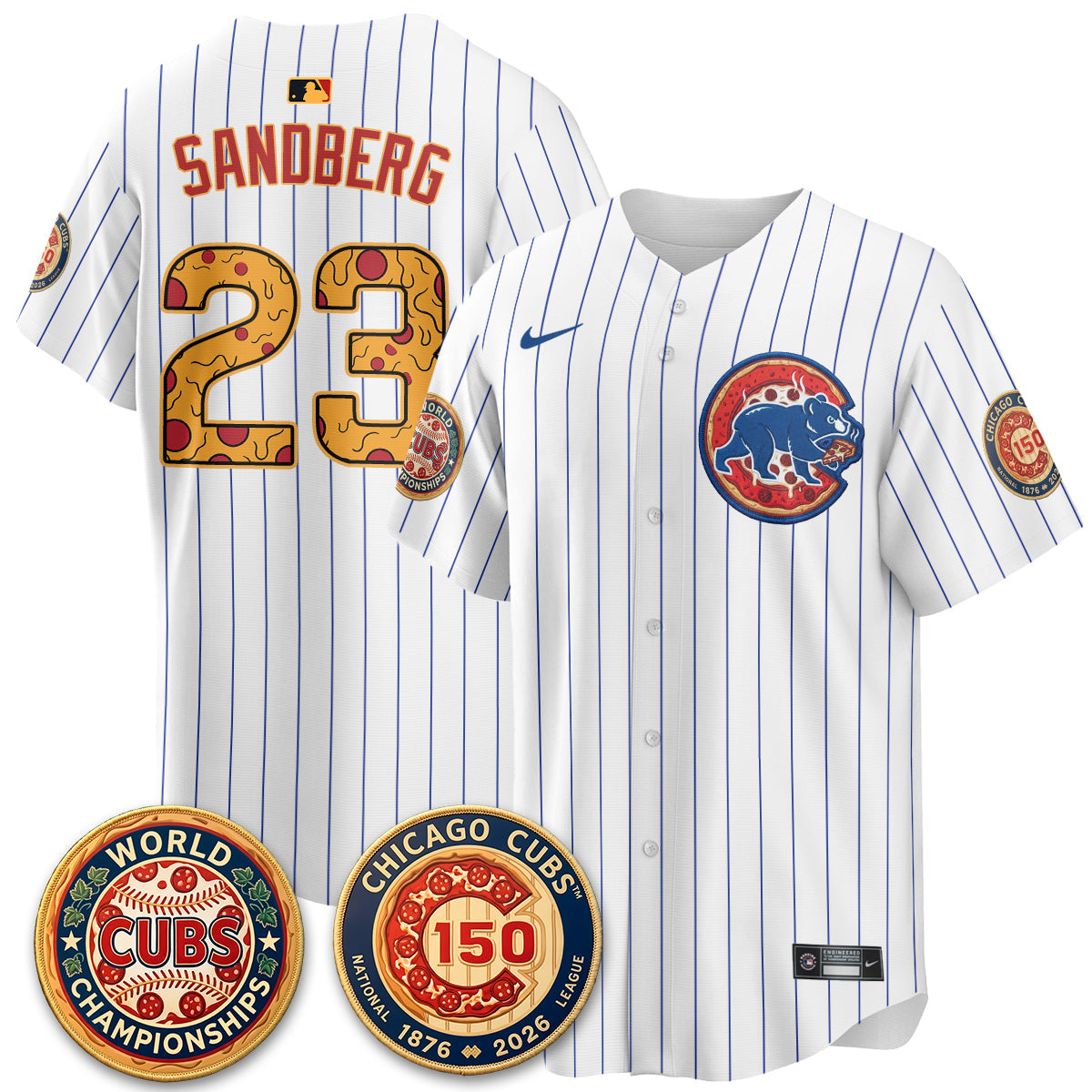 CHC Deep Dish Pizza Vapor Limited Jersey - Stitched