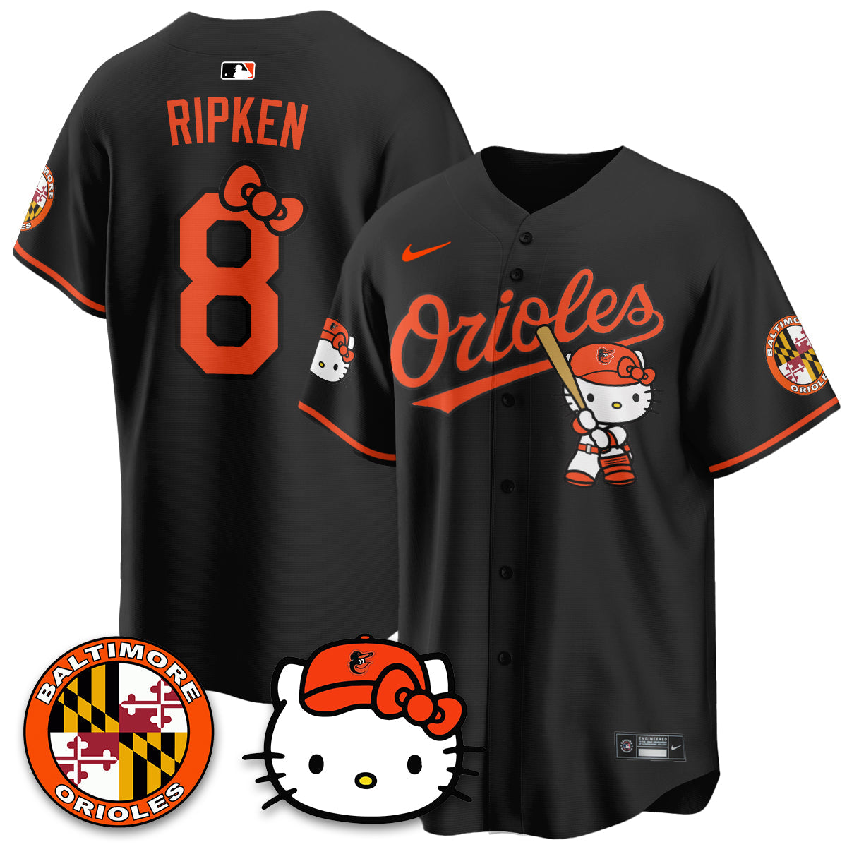 BAL x Meow Kitty Limited City Connect Jersey - Stitched