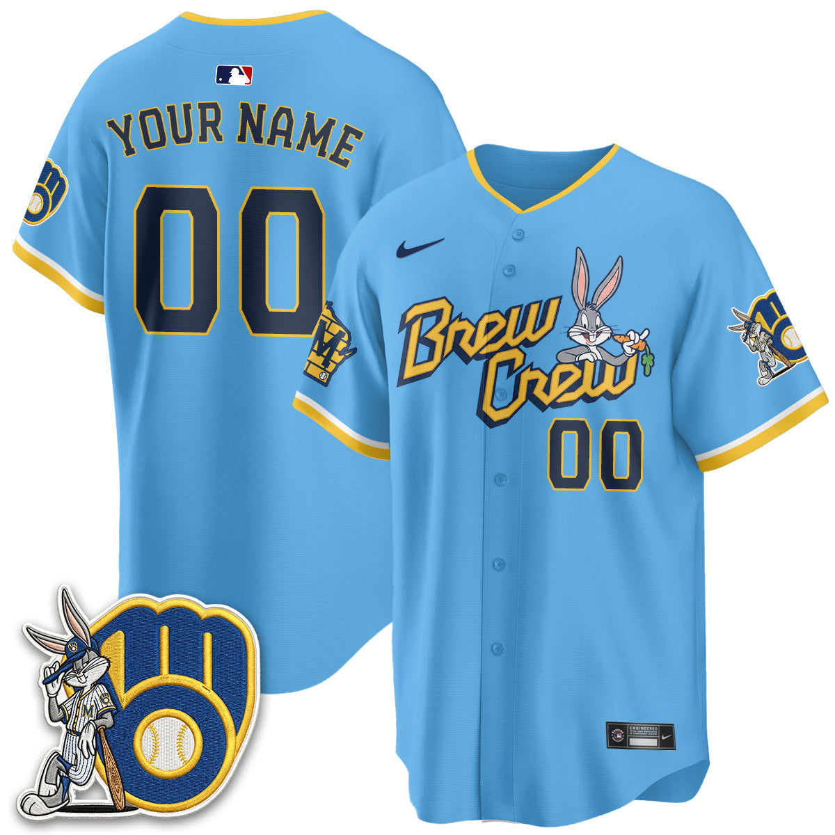 Custom MIL Bunny Edition Vapor Jersey - Stitched N1