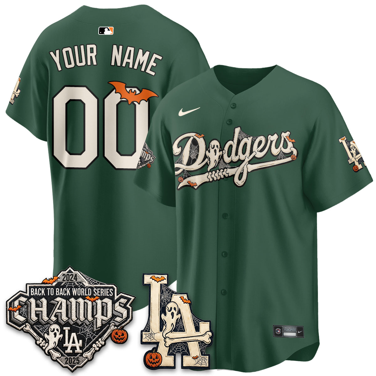 LAD Halloween 2026 Vapor Custom Jersey - Stitched