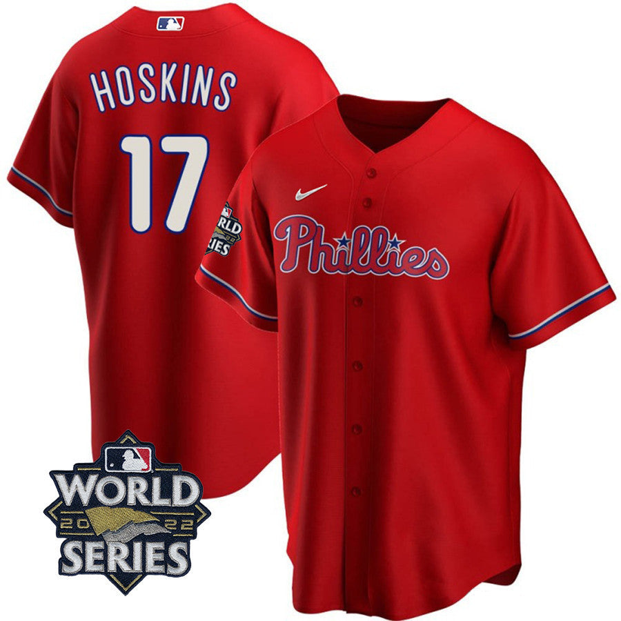 Men's Philadelphia Phillies Players Cool Base Jersey - 2022 World Series Patch