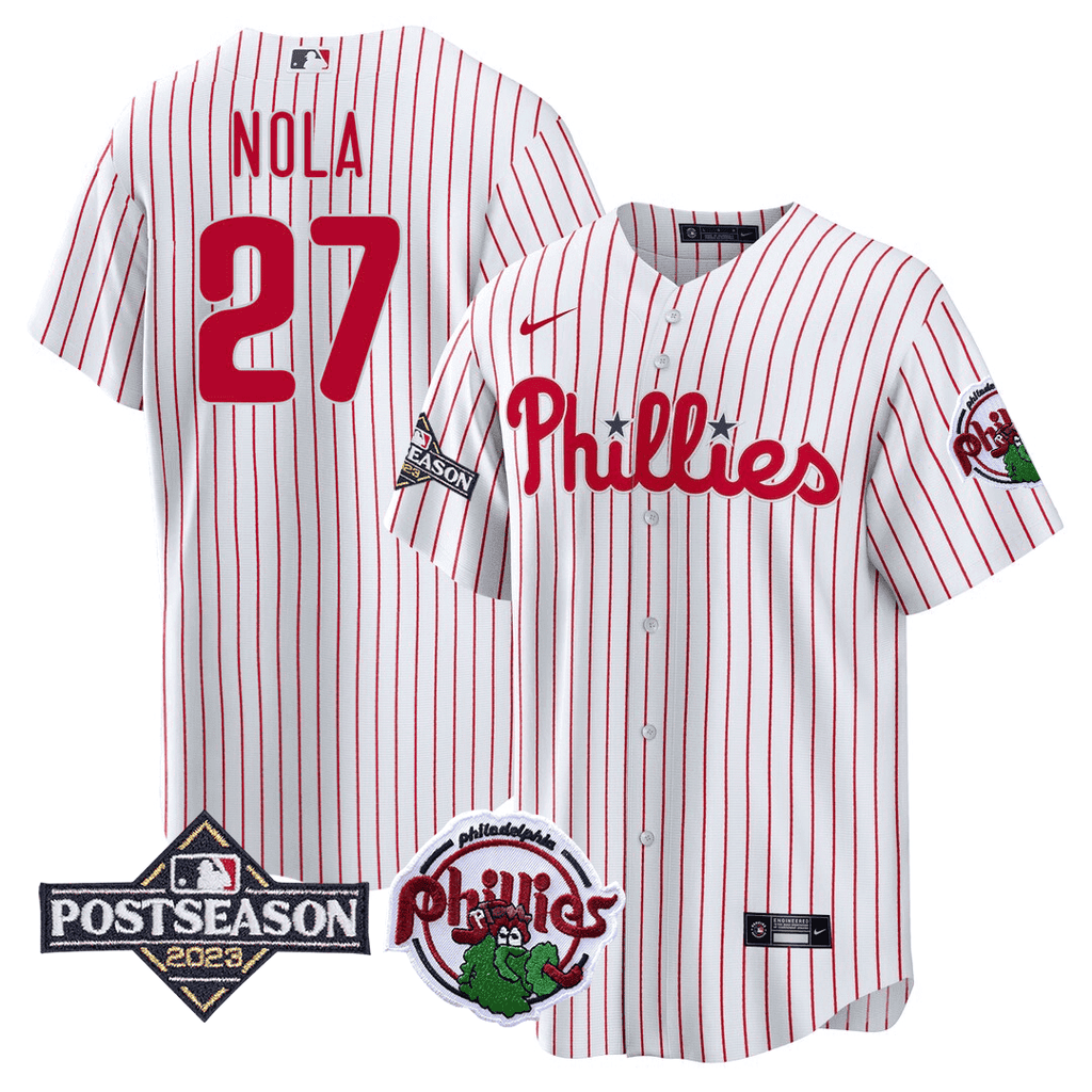 Men's Philadelphia Phillies Cool Base Jersey - 2023 Postseason Patch