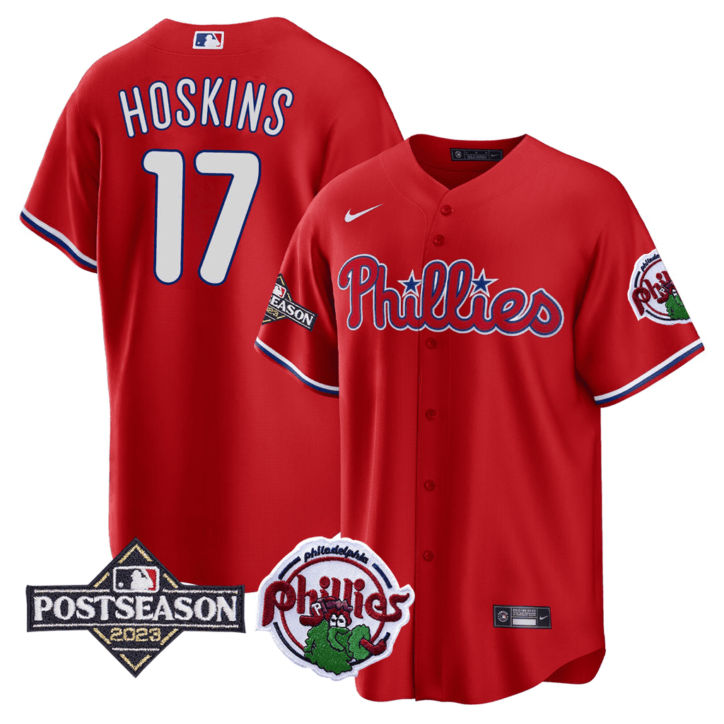 Men's Philadelphia Phillies Cool Base Jersey - 2023 Postseason Patch