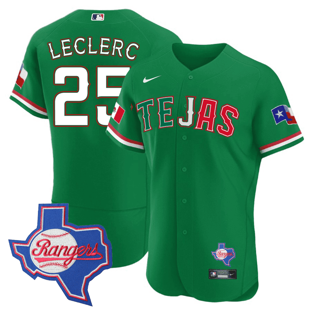 Men's Texas Rangers Special Mexico Edition Jersey - Texas State Patch