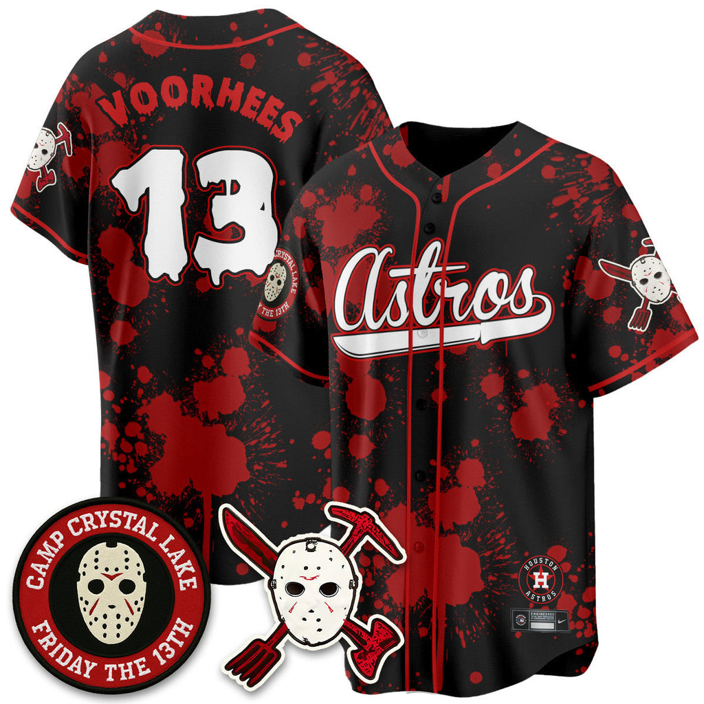 HOU "Friday the 13th" Men Jersey - All Stitched