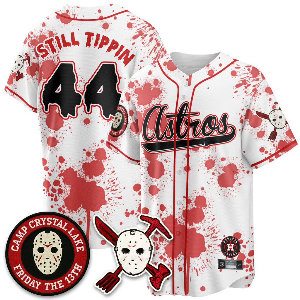 HOU "Friday the 13th" Jersey - All Stitched