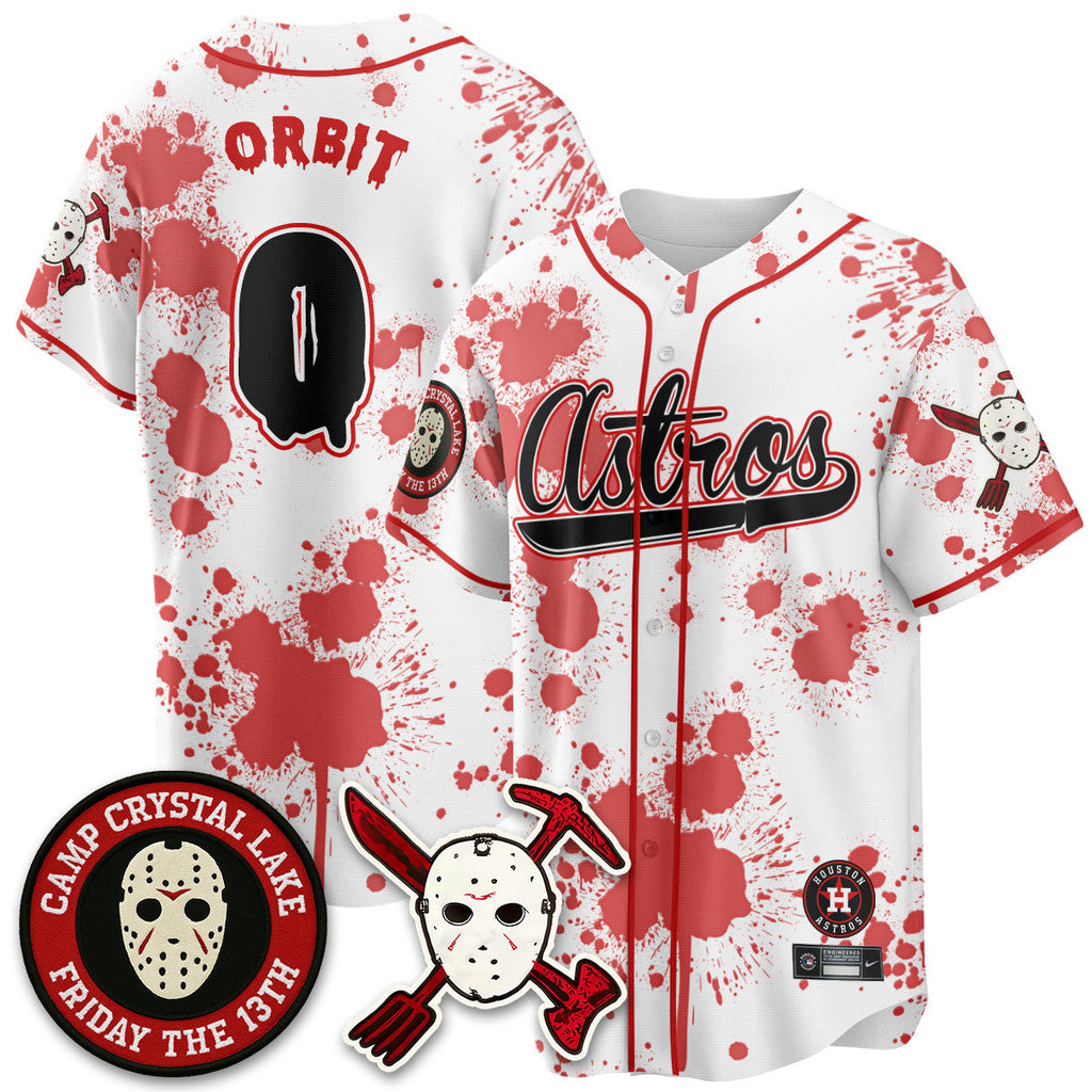 HOU "Friday the 13th" Jersey - All Stitched