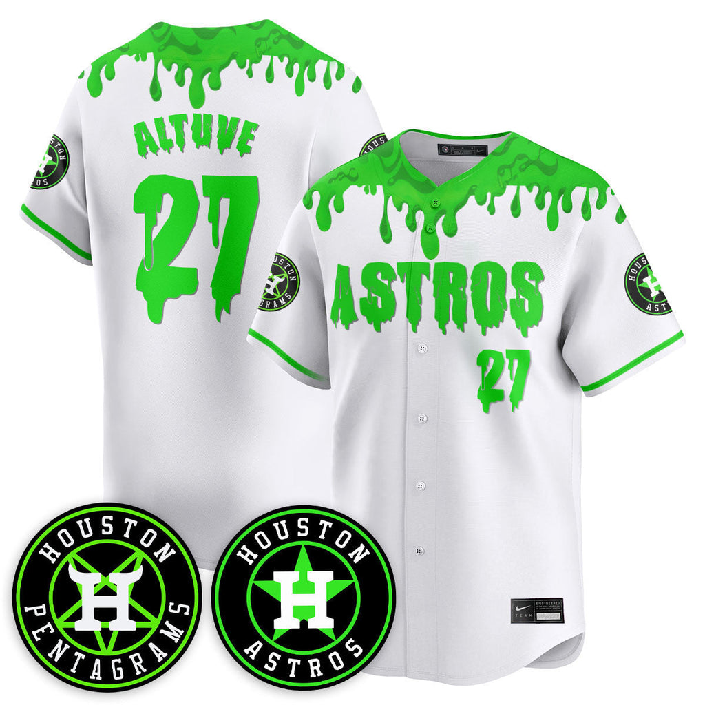HOU "Slime Night Special" Men Jersey - Stitched