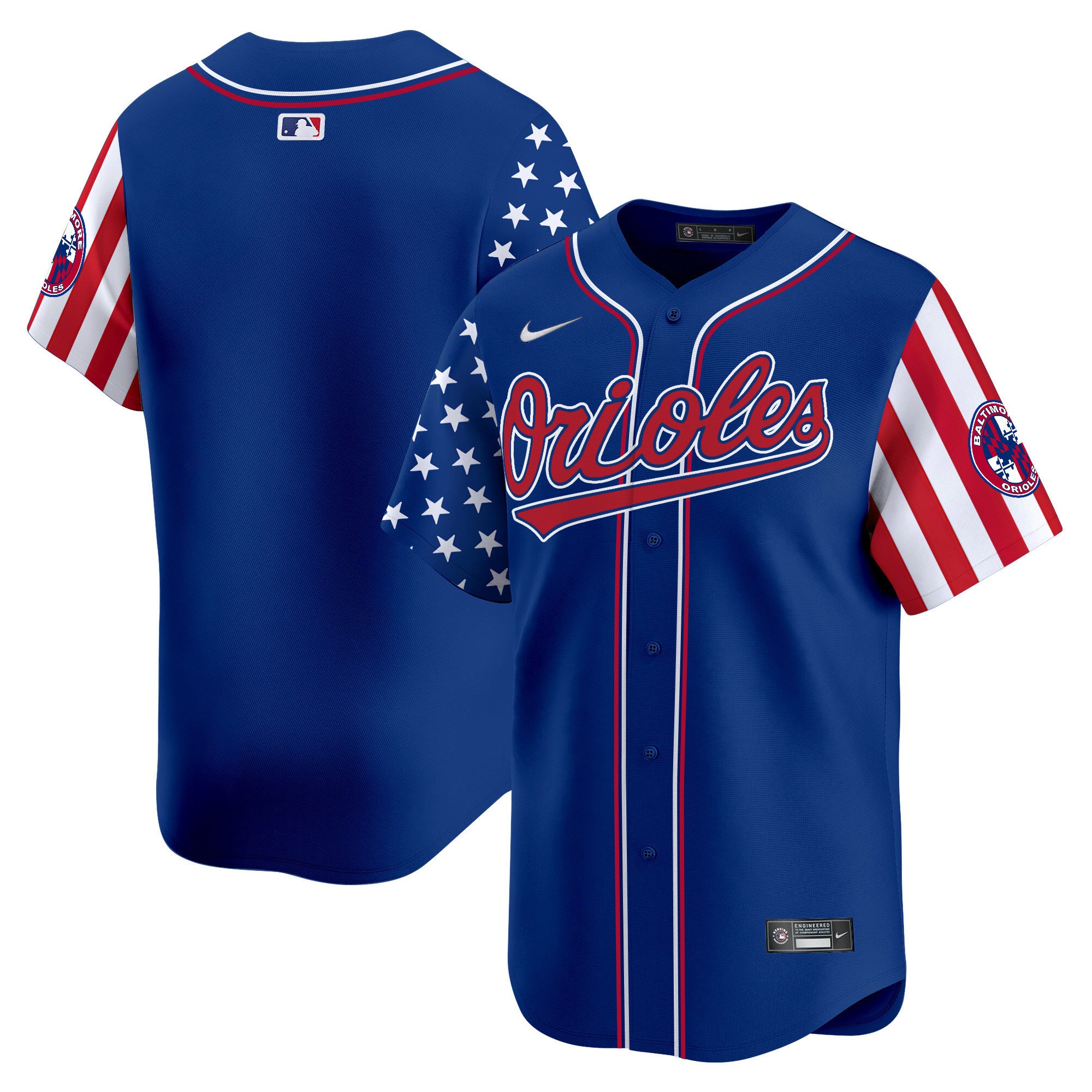 Men's Baltimore Orioles 2025 Independence Day Vapor Premier Limited Jersey - All Stitched