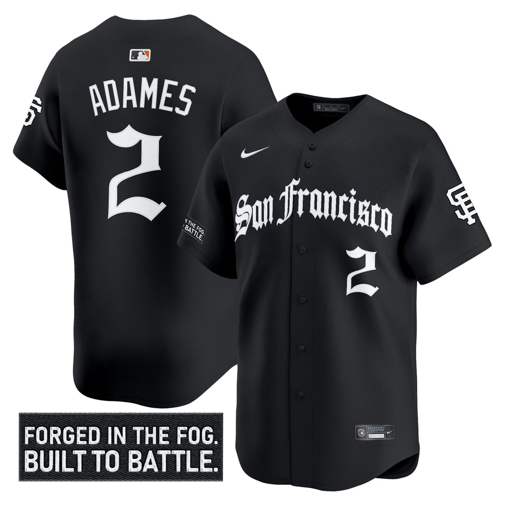 Men's San Francisco Giants 'Gothic Fog Edition' Vapor Premier Limited Jersey - All Stitched